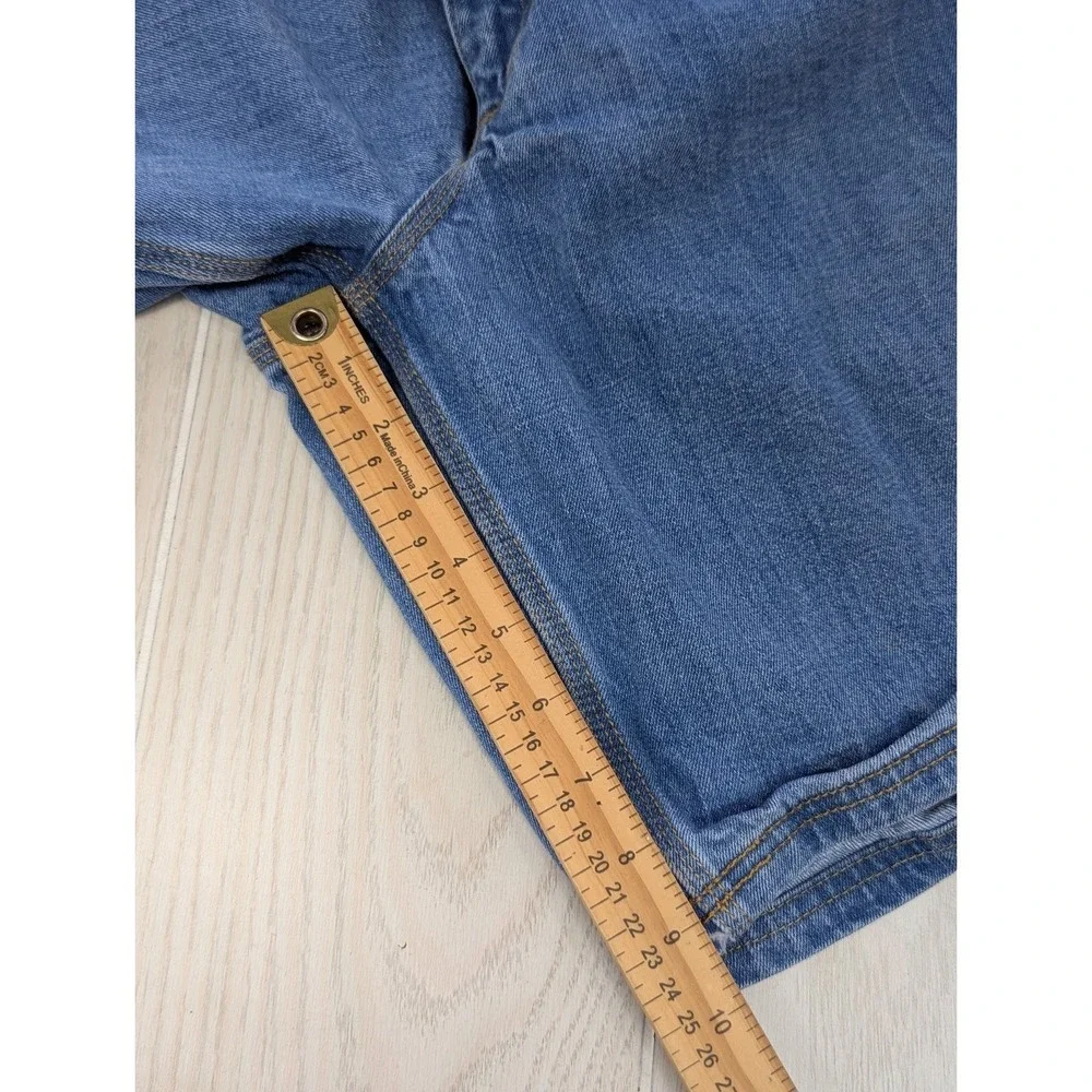 GRAVEL GEAR Shorts Men's Blue Denim 34 Cargo Carpenter pockets